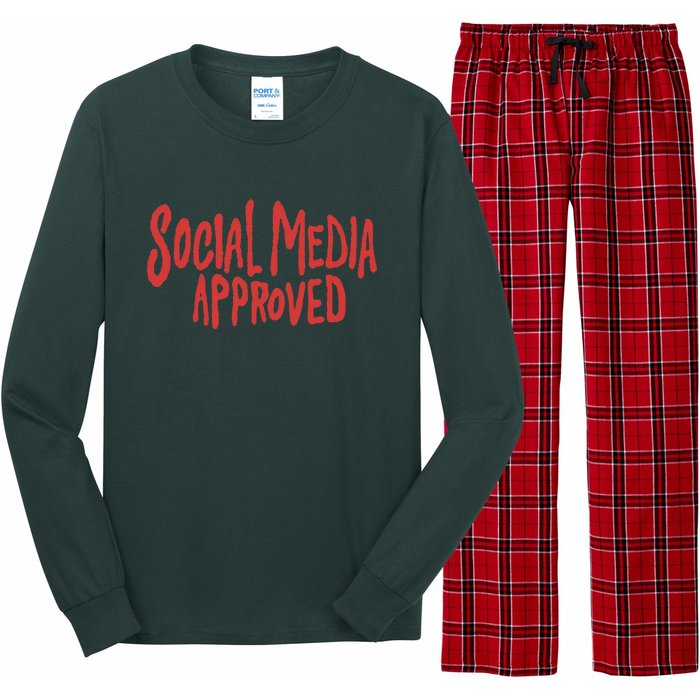 Social Media Approved Quote Long Sleeve Pajama Set