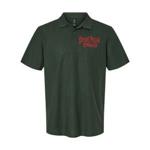 Social Media Approved Quote Softstyle Adult Sport Polo