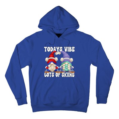 Ski Mom And Dad Gnome Graphic With Sayings Gnomies Love Skiing Gift Hoodie