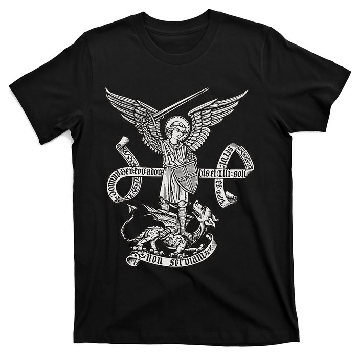 St Michael Archangel Catholic Angel Defend Us T-Shirt