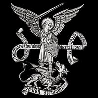 St Michael Archangel Catholic Angel Defend Us Drawstring Bag