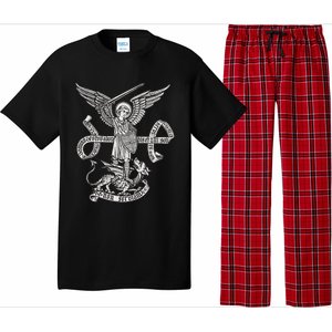 St Michael Archangel Catholic Angel Defend Us Pajama Set