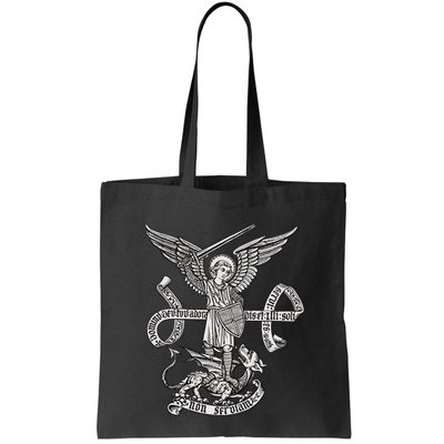 St Michael Archangel Catholic Angel Defend Us Bag