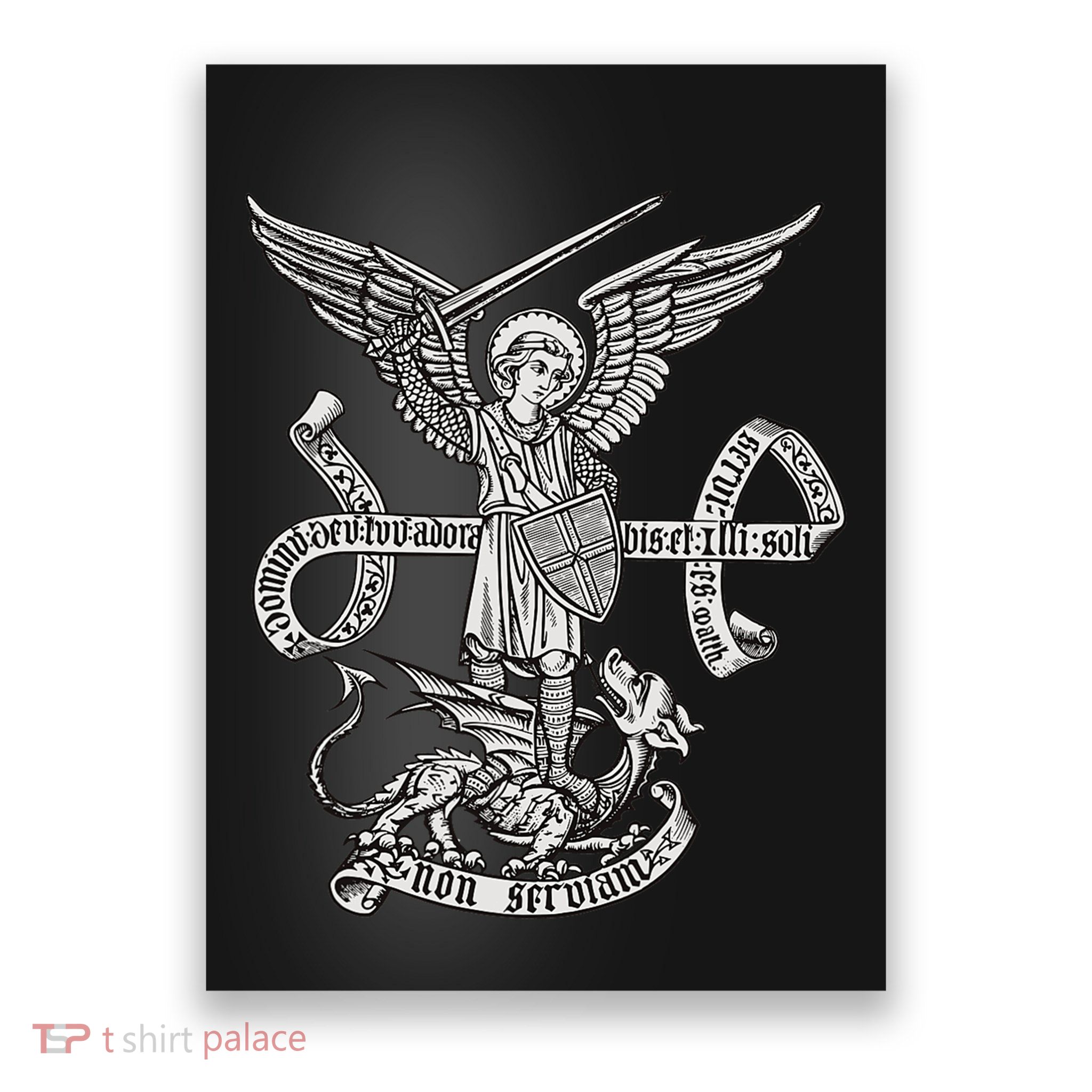 St Michael Archangel Catholic Angel Defend Us Poster