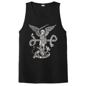 St Michael Archangel Catholic Angel Defend Us PosiCharge Competitor Tank