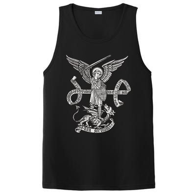 St Michael Archangel Catholic Angel Defend Us PosiCharge Competitor Tank