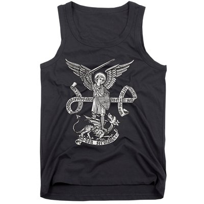 St Michael Archangel Catholic Angel Defend Us Tank Top