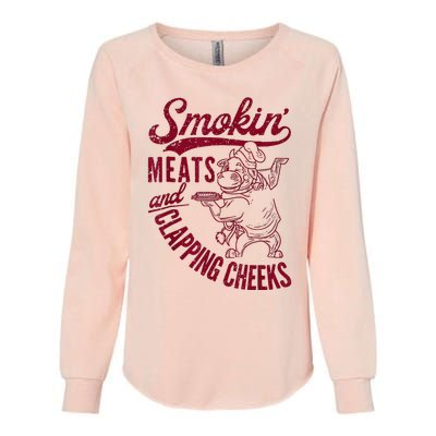 Smoking Meats And Clapping Cheeks Womens California Wash Sweatshirt