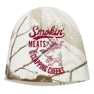 Smoking Meats And Clapping Cheeks Kati - Camo Knit Beanie