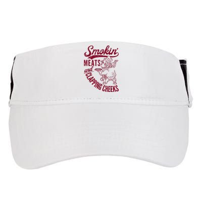 Smoking Meats And Clapping Cheeks Adult Drive Performance Visor