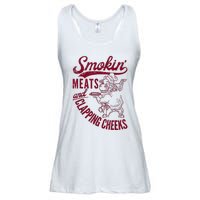 Smoking Meats And Clapping Cheeks Ladies Essential Flowy Tank