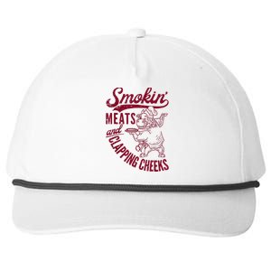 Smoking Meats And Clapping Cheeks Snapback Five-Panel Rope Hat