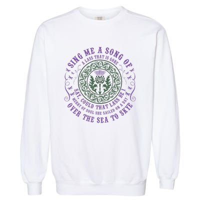 Sing Me A Song Of A Lass That Is Gone Dragonfly Garment-Dyed Sweatshirt