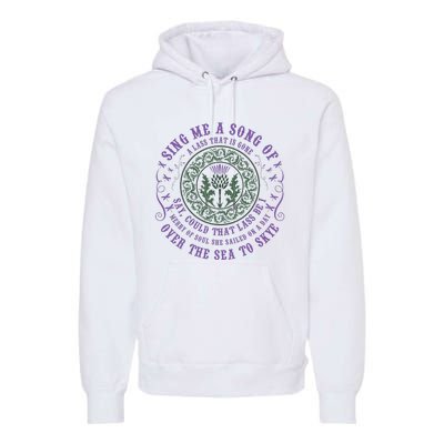 Sing Me A Song Of A Lass That Is Gone Dragonfly Premium Hoodie