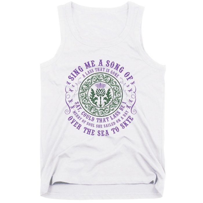 Sing Me A Song Of A Lass That Is Gone Dragonfly Tank Top