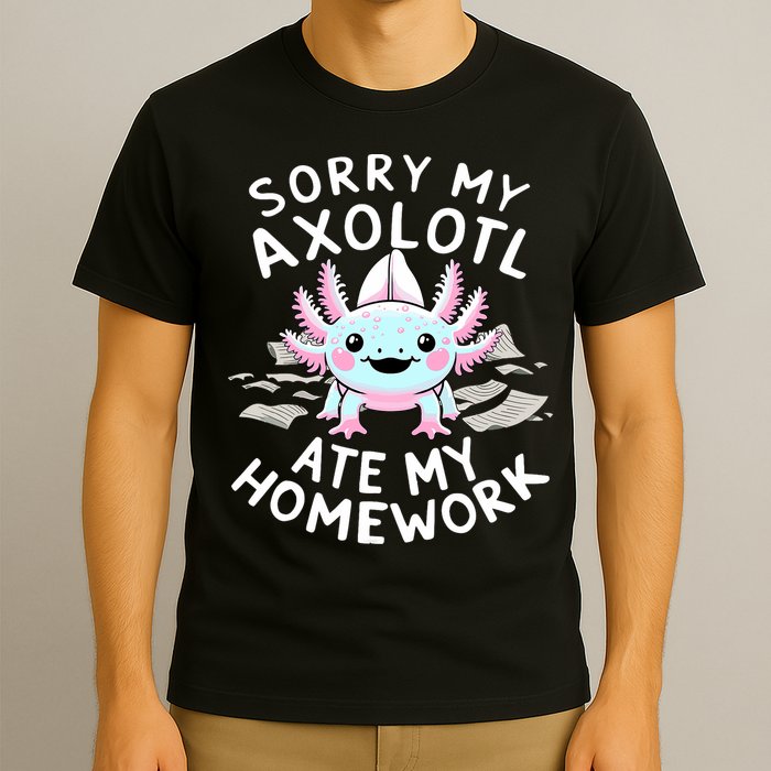 Sorry My Axolotl Ate My Homework Kawaii Axolotl T-Shirt