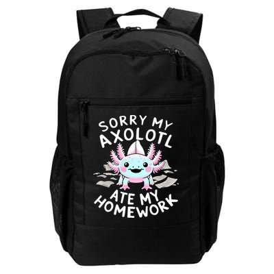 Sorry My Axolotl Ate My Homework Kawaii Axolotl Backpack