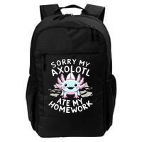 Sorry My Axolotl Ate My Homework Kawaii Axolotl Backpack