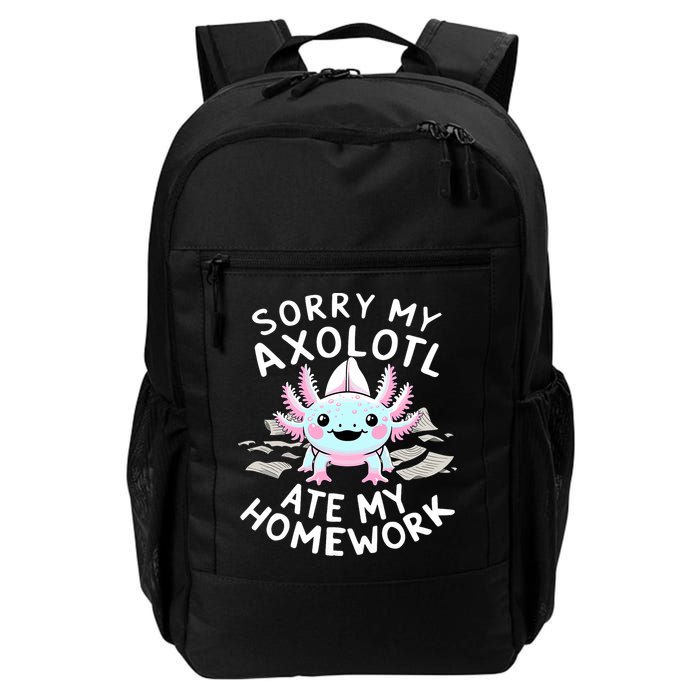 Sorry My Axolotl Ate My Homework Kawaii Axolotl Backpack
