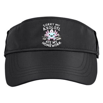 Sorry My Axolotl Ate My Homework Kawaii Axolotl Adult Drive Performance Visor