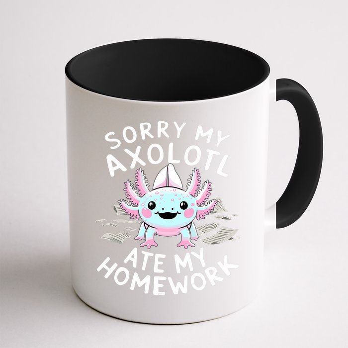 Sorry My Axolotl Ate My Homework Kawaii Axolotl Mug