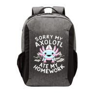 Sorry My Axolotl Ate My Homework Kawaii Axolotl Vector Backpack