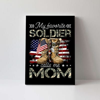 Soldier Mom Army Graduation Mom Canvas