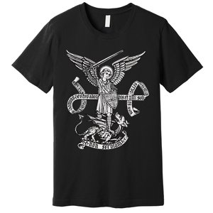 St Michael Archangel Catholic Angel Defend Us Premium T-Shirt