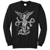 St Michael Archangel Catholic Angel Defend Us Tall Sweatshirt