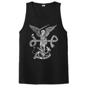 St Michael Archangel Catholic Angel Defend Us PosiCharge Competitor Tank