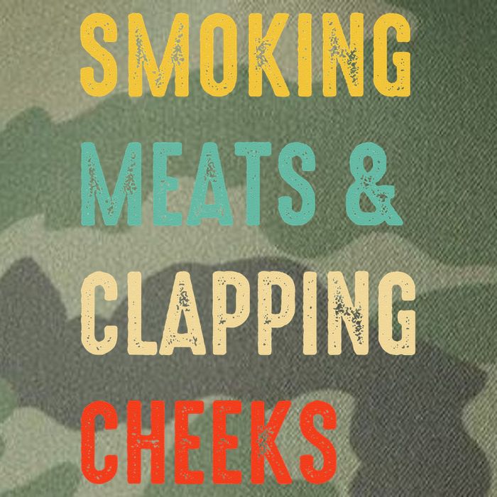 Smoking Meats And Clapping Cheeks Funny BBQ Meat Smoking Legacy Tie Dye Trucker Hat