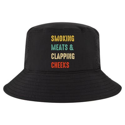 Smoking Meats And Clapping Cheeks Funny BBQ Meat Smoking Cool Comfort Performance Bucket Hat