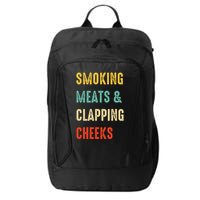 Smoking Meats And Clapping Cheeks Funny BBQ Meat Smoking City Backpack