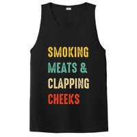 Smoking Meats And Clapping Cheeks Funny BBQ Meat Smoking PosiCharge Competitor Tank