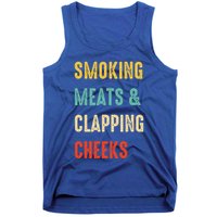 Smoking Meats And Clapping Cheeks Funny BBQ Meat Smoking Tank Top