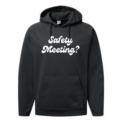 Safety Meeting Apparel Performance Fleece Hoodie