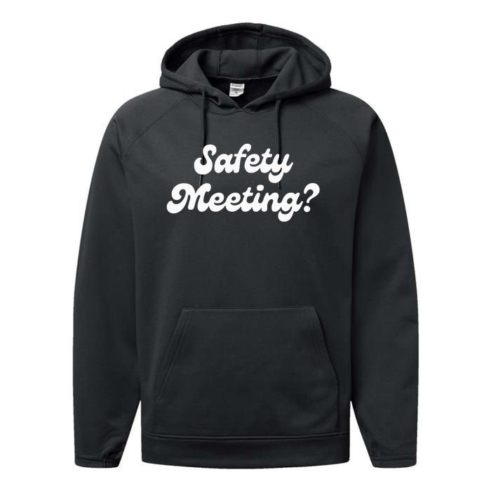 Safety Meeting Apparel Performance Fleece Hoodie