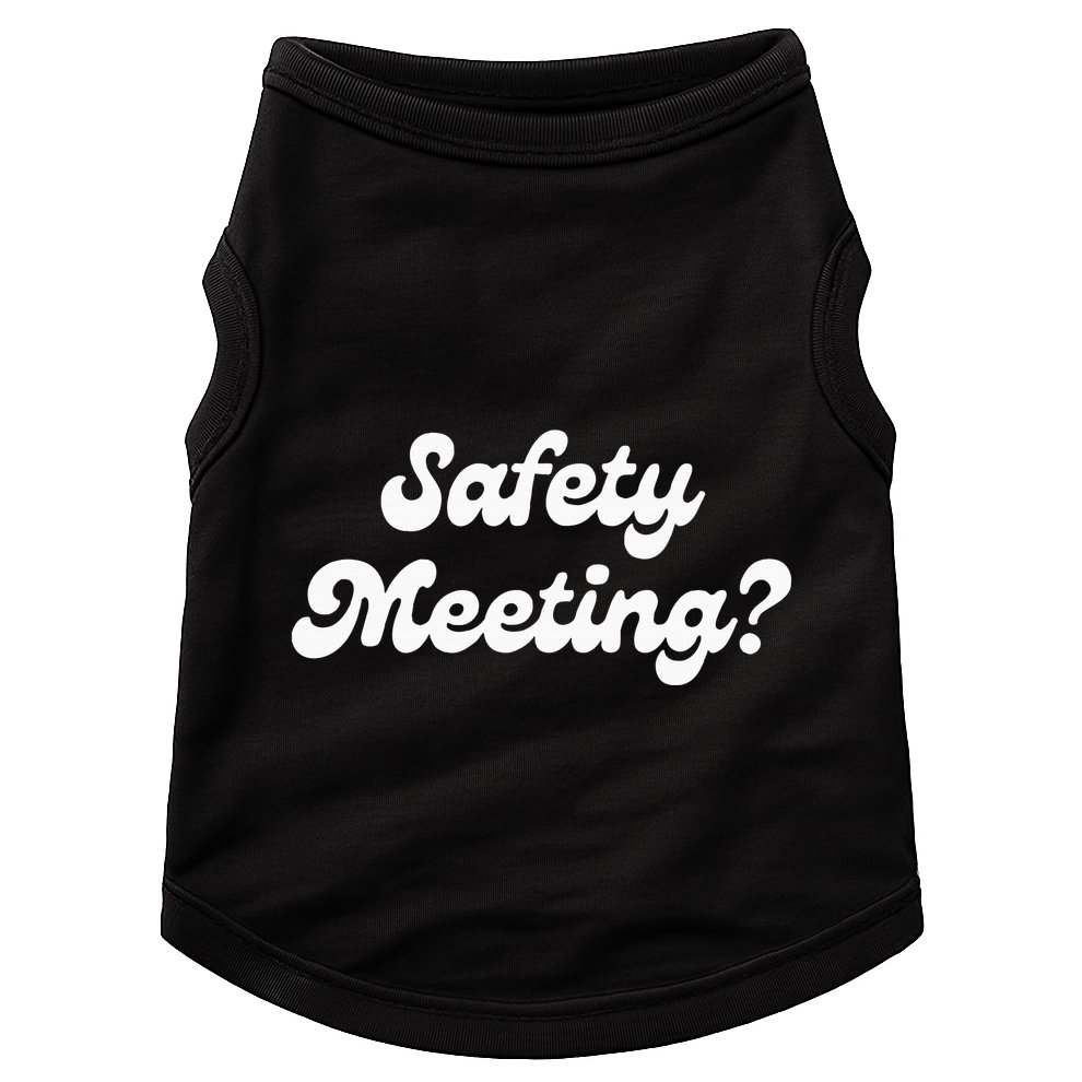 Safety Meeting Apparel Doggie Tank