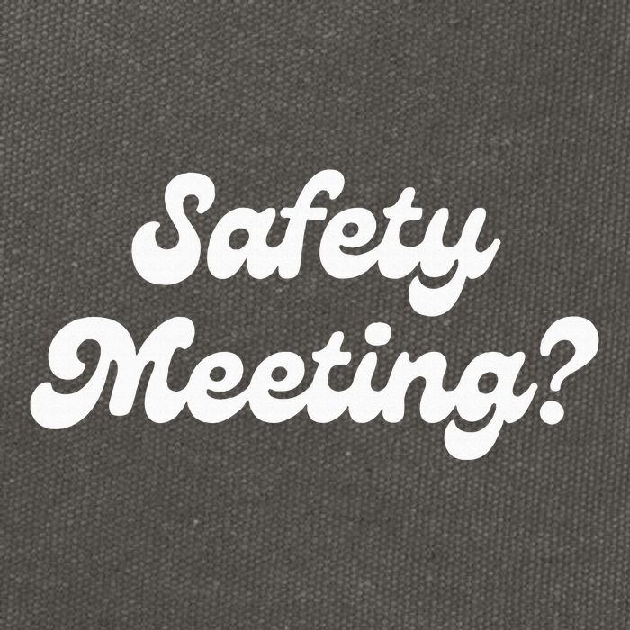 Safety Meeting Apparel Cotton Canvas Backpack