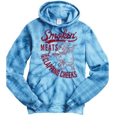 Smoking Meats And Clapping Cheeks Tie Dye Hoodie
