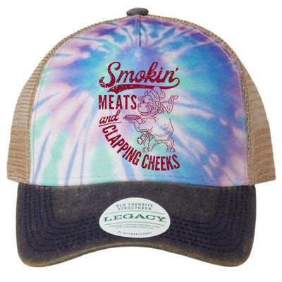 Smoking Meats And Clapping Cheeks Legacy Tie Dye Trucker Hat