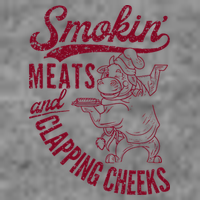Smoking Meats And Clapping Cheeks Tall Hoodie