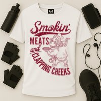 Smoking Meats And Clapping Cheeks Performance Shirt