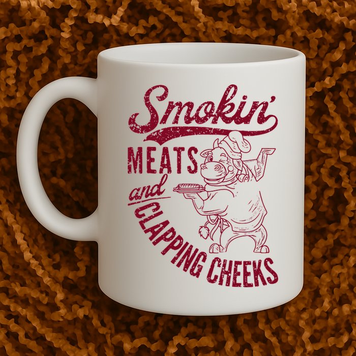 Smoking Meats And Clapping Cheeks Mug