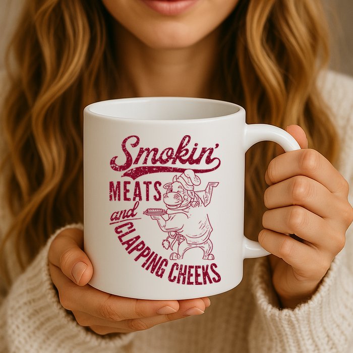 Smoking Meats And Clapping Cheeks Mug