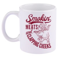 Smoking Meats And Clapping Cheeks 11oz C Handle Ceramic Mug