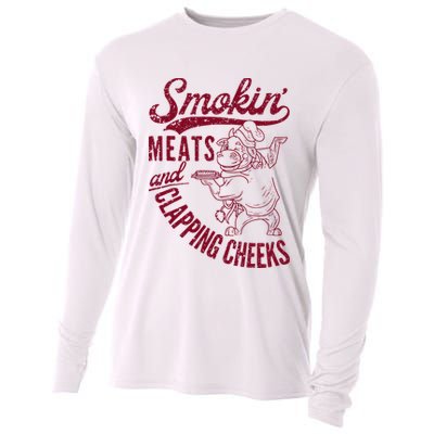 Smoking Meats And Clapping Cheeks Cooling Performance Long Sleeve Crew