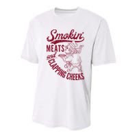 Smoking Meats And Clapping Cheeks Youth Performance Sprint T-Shirt