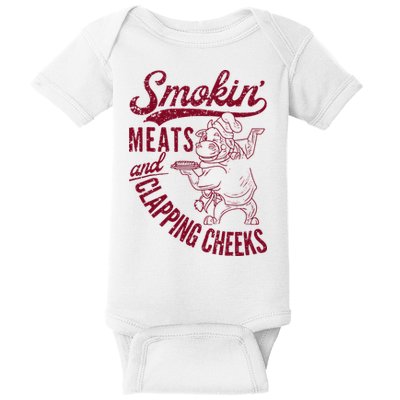 Smoking Meats And Clapping Cheeks Baby Bodysuit