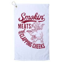 Smoking Meats And Clapping Cheeks Golf Towel